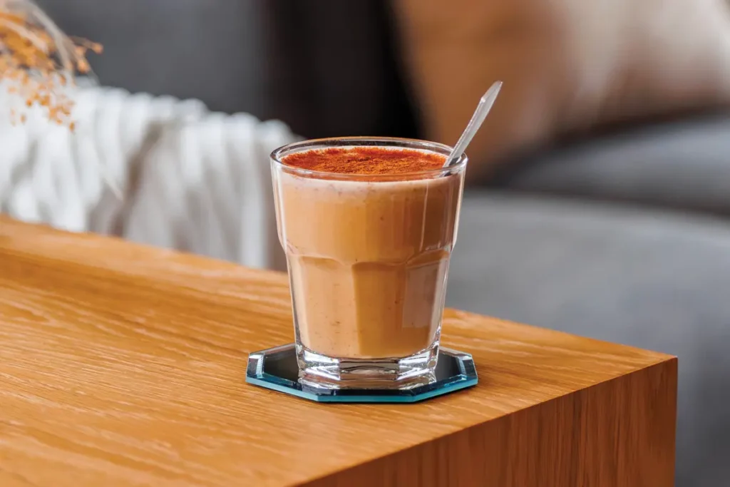 boisson chaude lupin banane proposée par La Tribu des Kawas, un vrai moment de réconfort