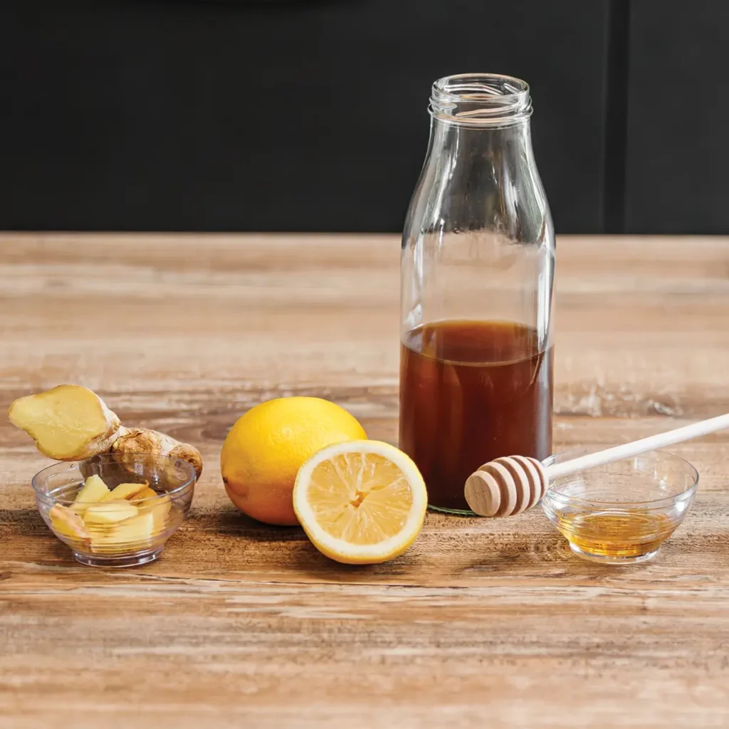 Les différents ingrédients pour préparer un lupin moulu gingembre citron ; une délicieuse recette proposée par La TRibu des Kawas