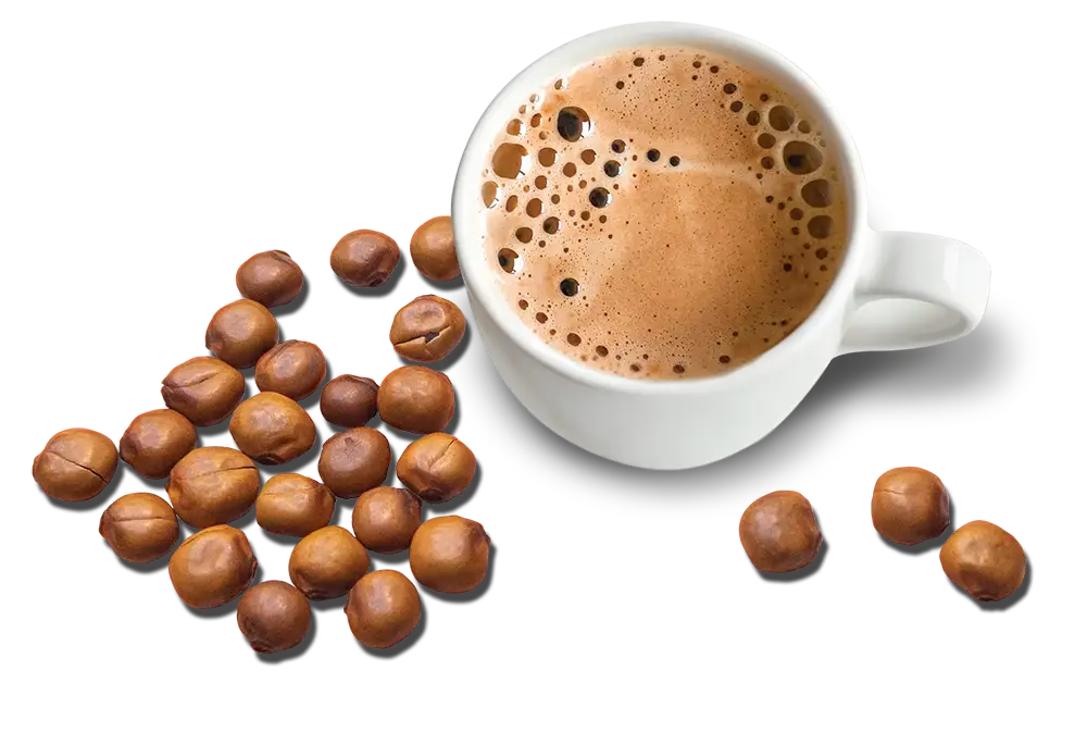 Tasse de lupin torréfié